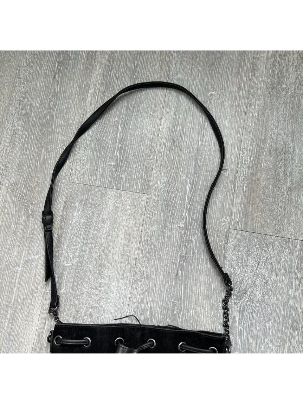Black ”Signature” Leather (36%) Fringe Purse / Shoulder / Crossbody Bag - Picture 7 of 8